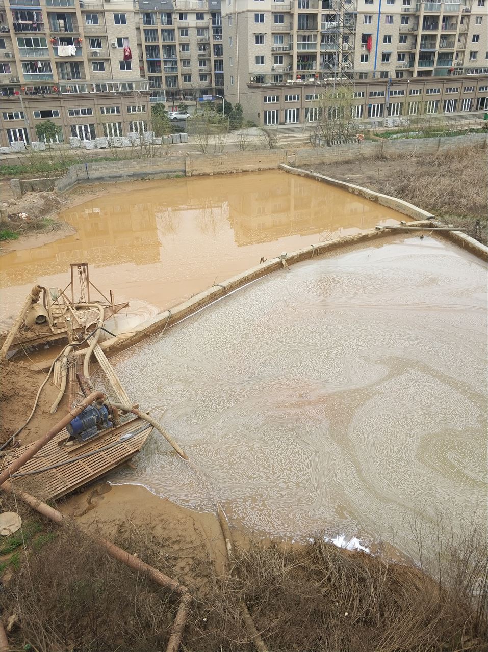 方山沉淀池淤泥清理-厂区废水池淤泥清淤