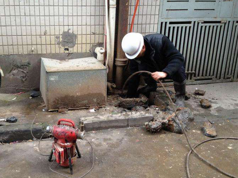 方山疏通下水道-洗菜池疏通